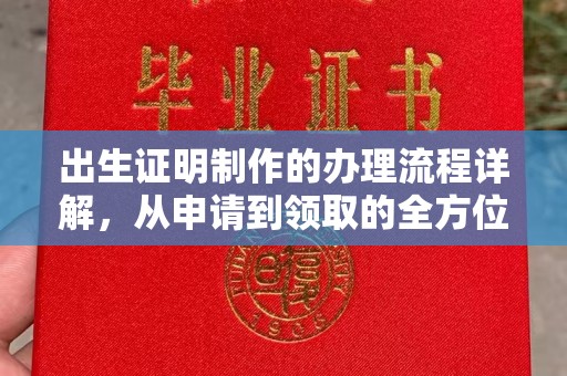 古塔出生证明制作的办理流程详解，从申请到领取的全方位指南