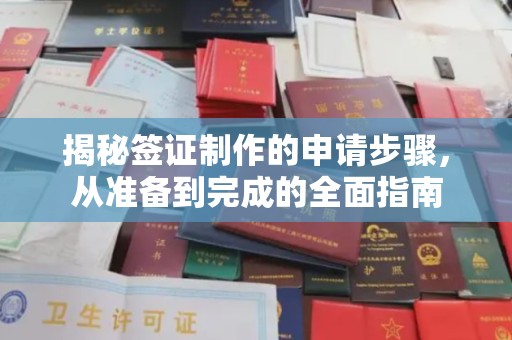 古塔揭秘签证制作的申请步骤，从准备到完成的全面指南