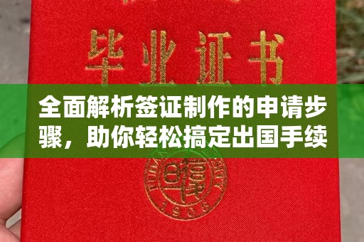 古塔全面解析签证制作的申请步骤，助你轻松搞定出国手续