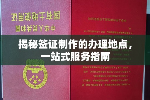 古塔揭秘签证制作的办理地点，一站式服务指南