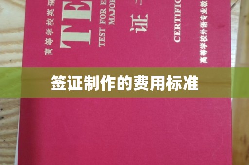 古塔签证制作的费用标准