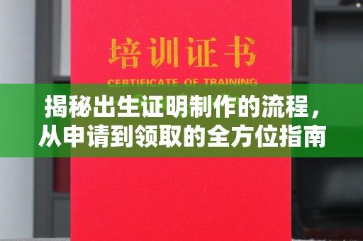 古塔揭秘出生证明制作的流程，从申请到领取的全方位指南